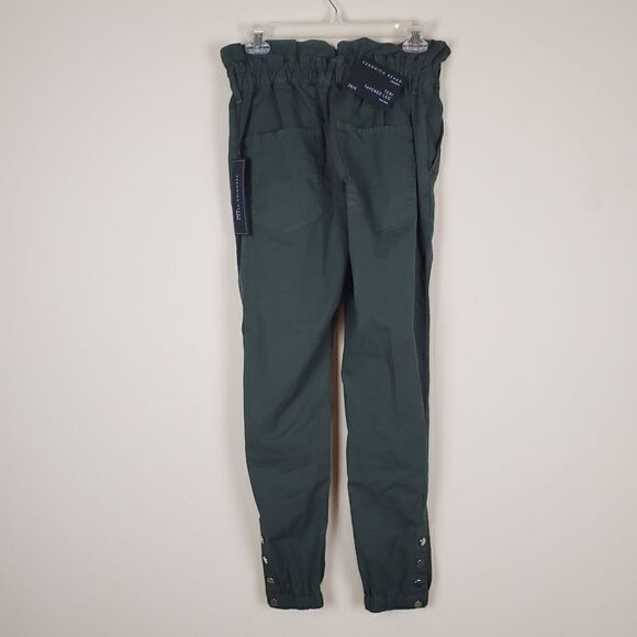 Veronica Beard Army Green High Rise Tedi Tapered Leg Pants Size 28/6 - Picture 5 of 14